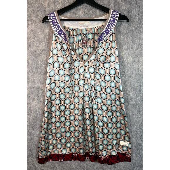 Odd Molly Uncorporated Womens Boho 100% Silk Dress - Size 1 - Picture 1 of 10